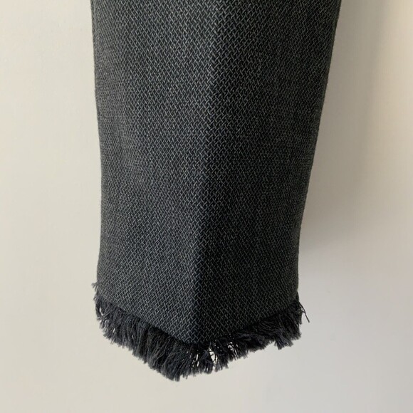 Zadig & Voltaire Trouser Women Size 40 US L Gray Posh Fringe Ankle Button Fly - Picture 13 of 14